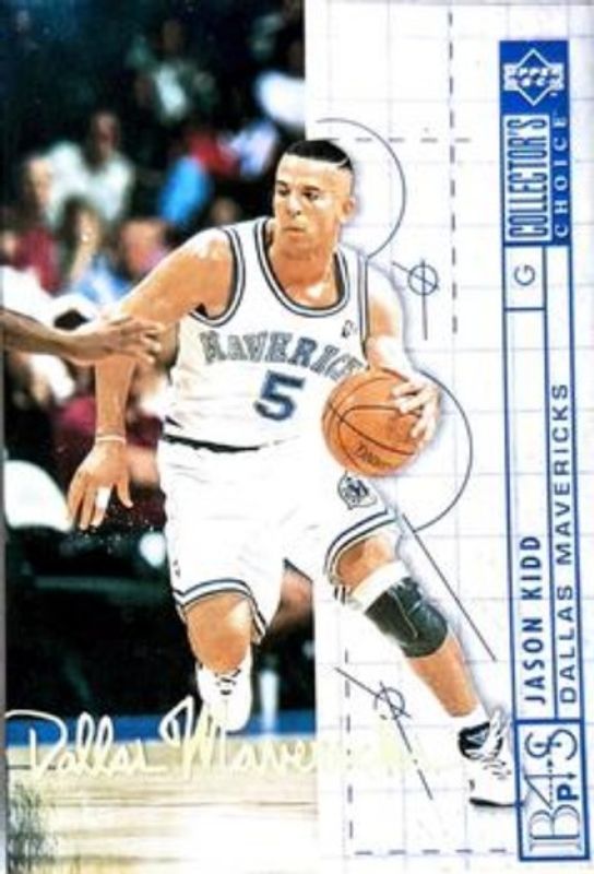 Jason Kidd 1994 Collector's Choice #377 Gold Signatures Rookie RAW