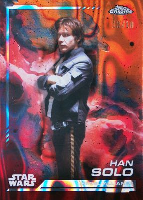 2024 Topps Chrome Star Wars #102 Mustafar Lava Refractor /10