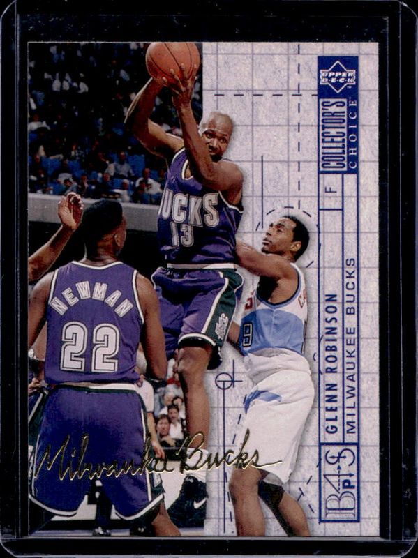Glenn Robinson 1994 Collector's Choice #386 Gold Signatures Rookie RAW