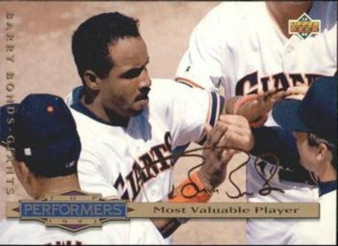 Barry Bonds 1994 Collector's Choice #311 Gold Signatures RAW