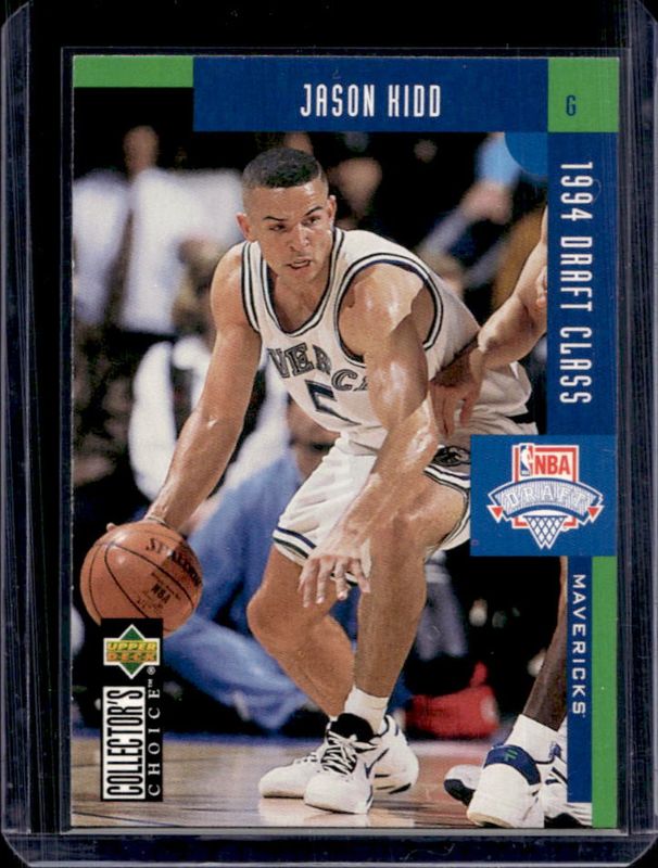 Jason Kidd 1994 Collector's Choice #408 Base Rookie RAW