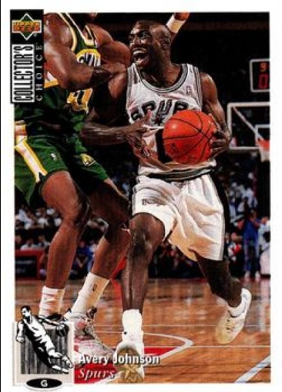 Avery Johnson 1994 Collector's Choice #301 Base RAW