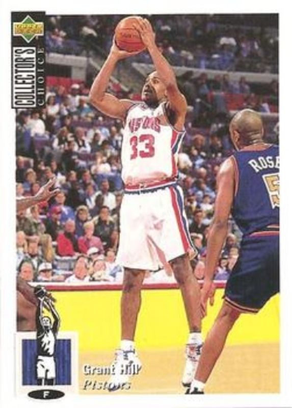 Grant Hill 1994 Collector's Choice #219 Base Rookie RAW