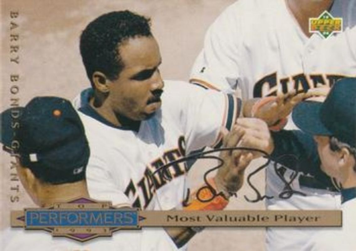 Barry Bonds 1994 Collector's Choice #311 Silver Signatures RAW