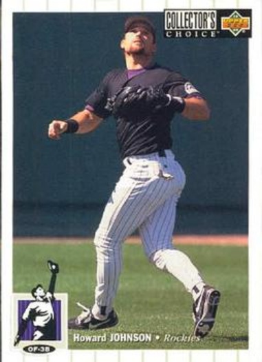 Howard Johnson 1994 Collector's Choice #530 Base Price Guide - Sports ...