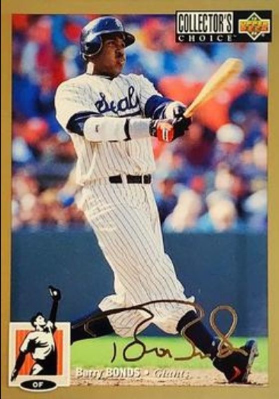 Barry Bonds 1994 Collector's Choice #610 Gold Signatures RAW