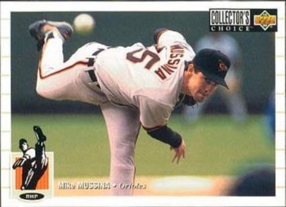 Mike Mussina 1994 Collector's Choice #475 Base RAW