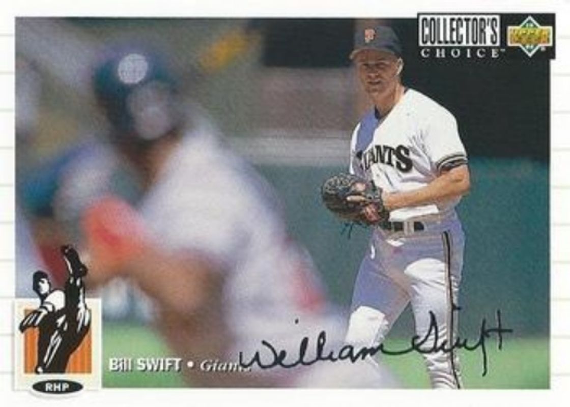 Bill Swift 1994 Collector's Choice #271 Silver Signatures RAW