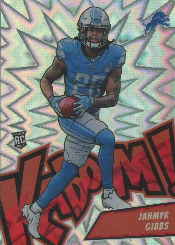 Jahmyr Gibbs 2023 Absolute #K38 Kaboom! (Vertical) Price Guide