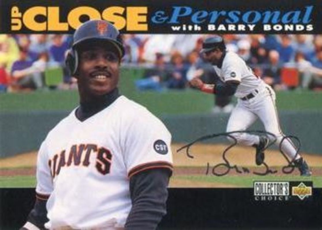 Barry Bonds 1994 Collector's Choice #632b Silver Signatures RAW