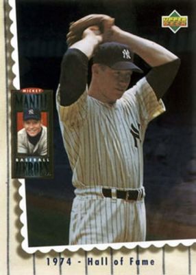 1994 Upper Deck #71 Baseball Heroes: Mickey Mantle