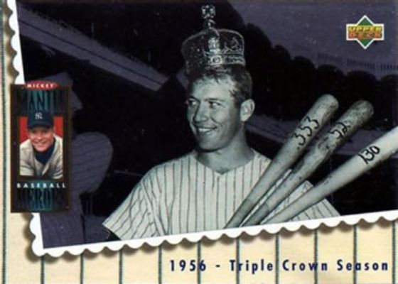 1994 Upper Deck #66 Baseball Heroes: Mickey Mantle