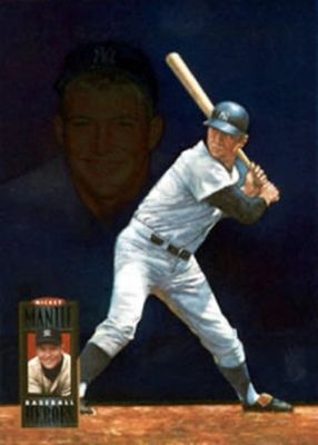 1994 Upper Deck #72 Baseball Heroes: Mickey Mantle