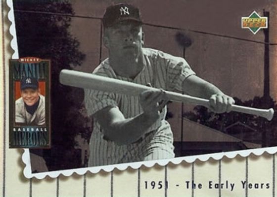 1994 Upper Deck #64 Baseball Heroes: Mickey Mantle