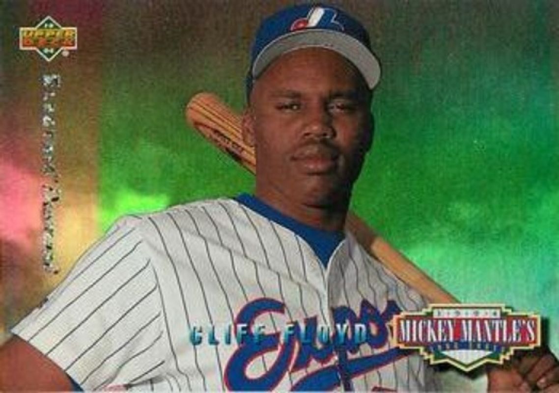 Cliff Floyd 1994 Upper Deck #MM8 Mickey Mantle's Long Shots - Electric Diamond Rookie RAW