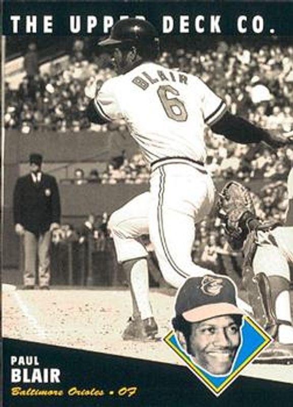 Paul Blair 1994 Upper Deck All-Time Heroes #197 Base RAW