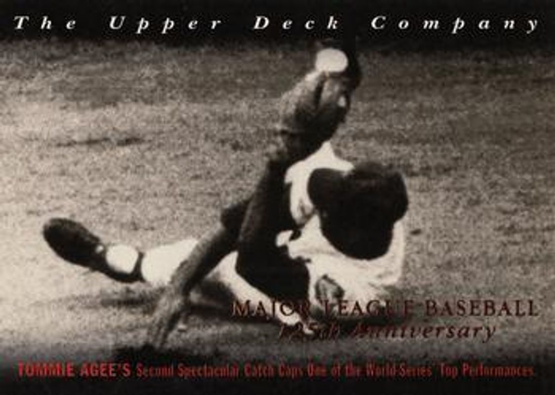 Tommie Agee 1994 Upper Deck All-Time Heroes #6 125th Anniversary RAW