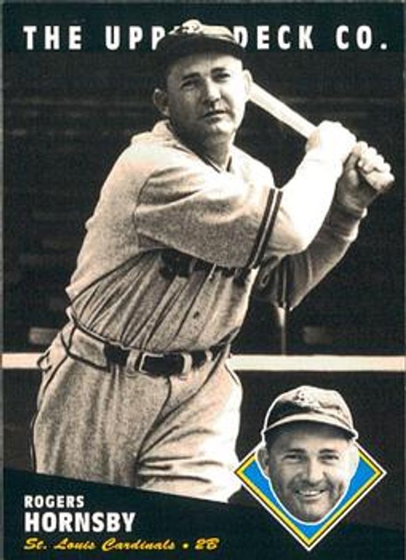 Rogers Hornsby 1994 Upper Deck All-Time Heroes #140 Base RAW