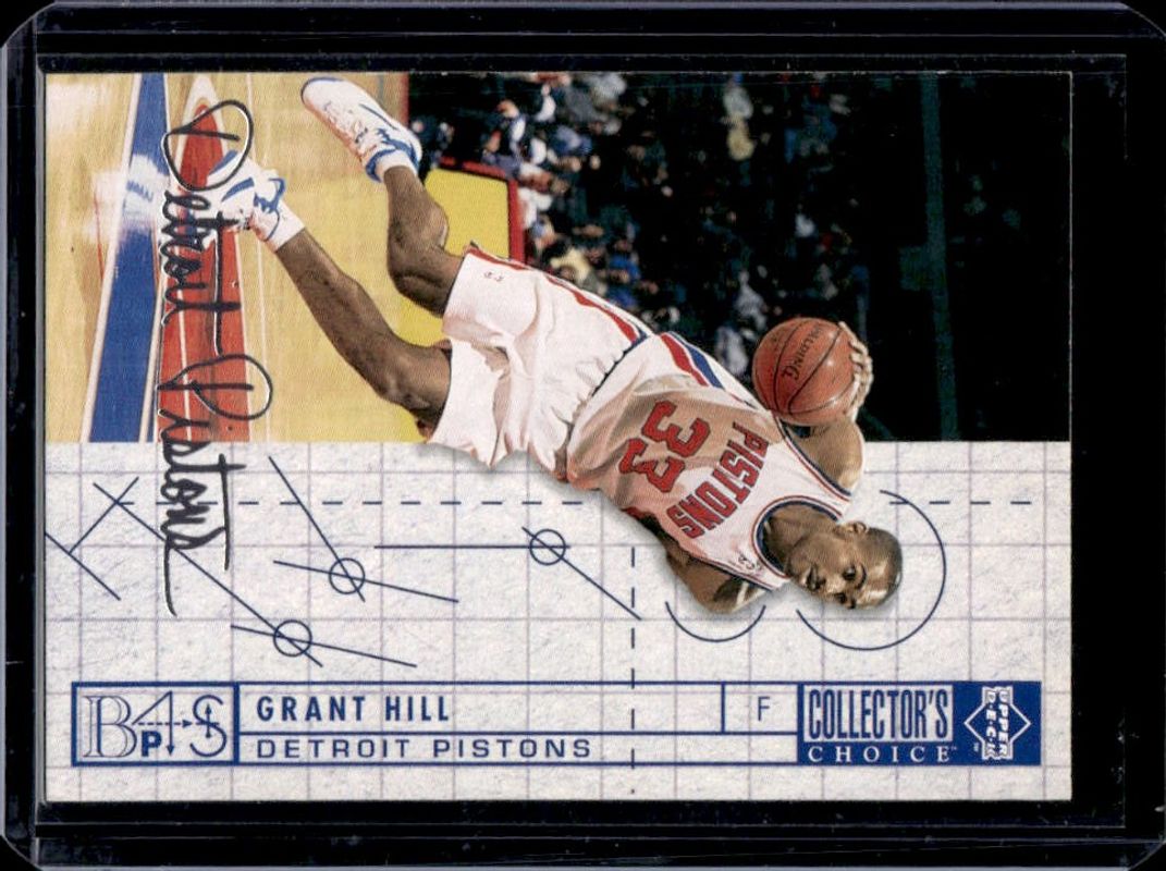 Grant Hill 1994 Collector's Choice #379 Silver Signatures Rookie RAW