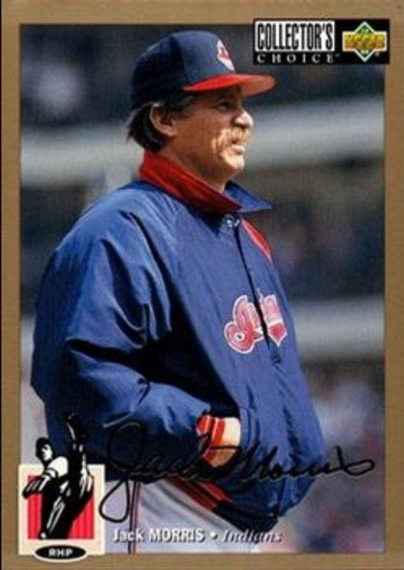 Jack Morris 1994 Collector's Choice #542 Gold Signatures RAW