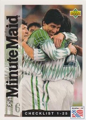 1994 Upper Deck Minute Maid World Cup #25 Base
