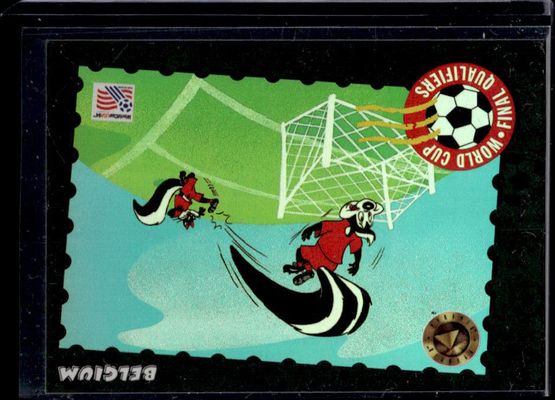 1994 Upper Deck World Cup Toons #Q12 World Cup Final Qualifiers Holograms