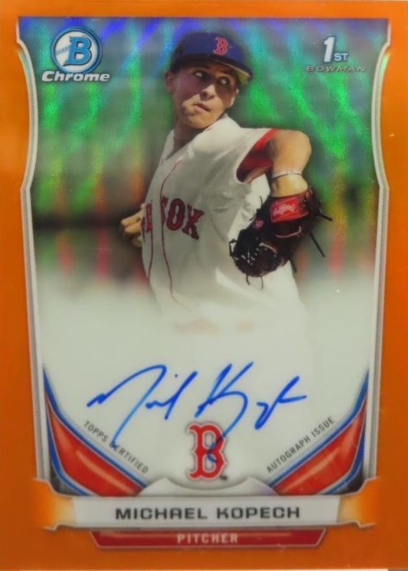 2014 Bowman Draft #BCA-MK Chrome DP Auto - Orange Refractor /25 (1st)