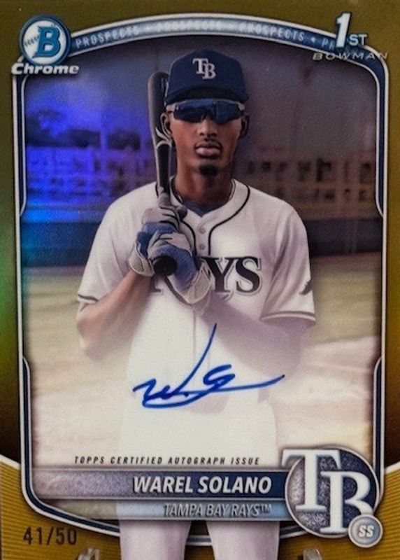 2025 Bowman Chrome #CPA-WS Prospect Auto - Gold Refractor /50 (1st)