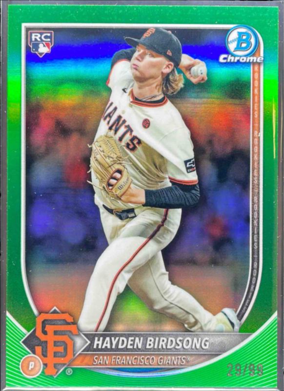 2025 Bowman Chrome #63 Green Refractor /99