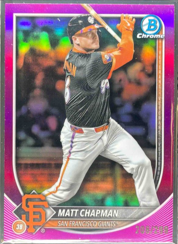 2025 Bowman Chrome #49 Fuchsia Refractor /299