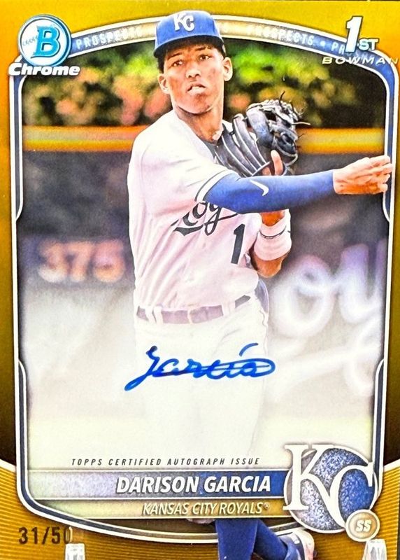 2025 Bowman Chrome #CPA-DG Prospect Auto - Gold Refractor /50 (1st)