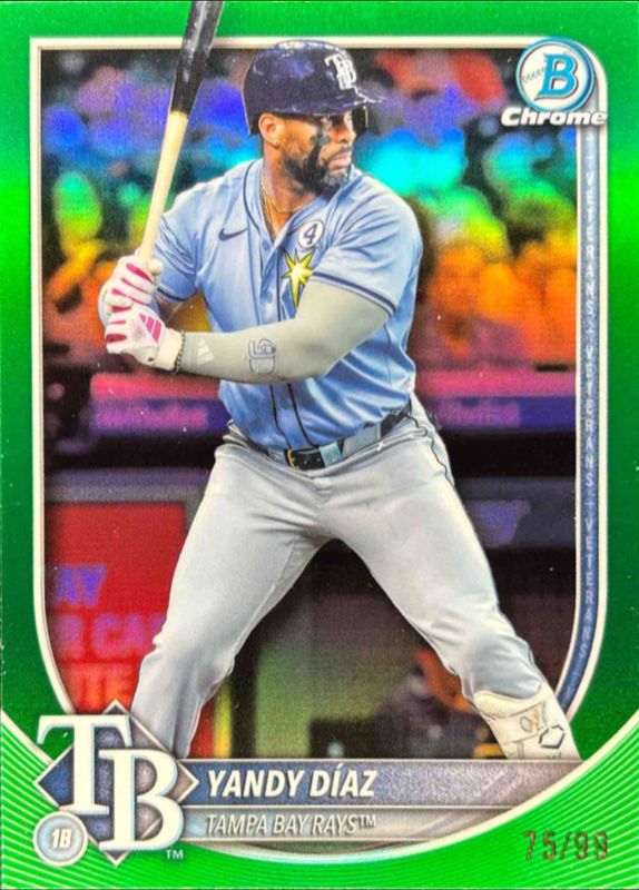 2025 Bowman Chrome #43 Green Refractor /99