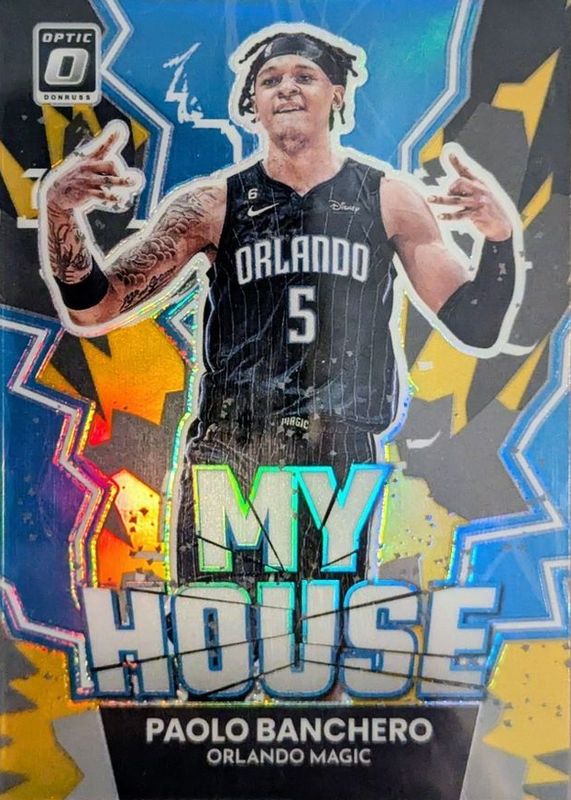 Paolo Banchero 2022 Optic #11 My House - Gold /10 Rookie RAW