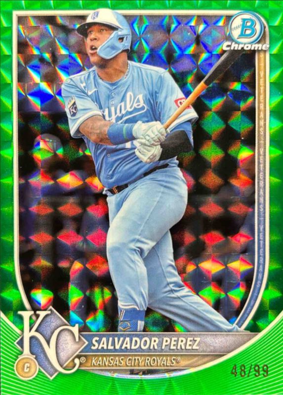 2025 Bowman Chrome #23 Green Geometric Refractor /99