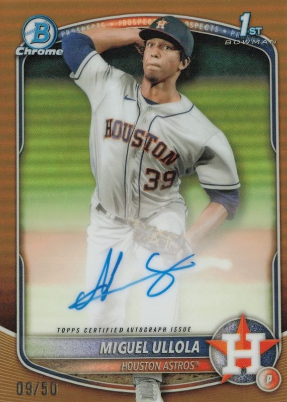 2025 Bowman Chrome #CPA-MU Prospect Auto - Gold Refractor /50 (1st)