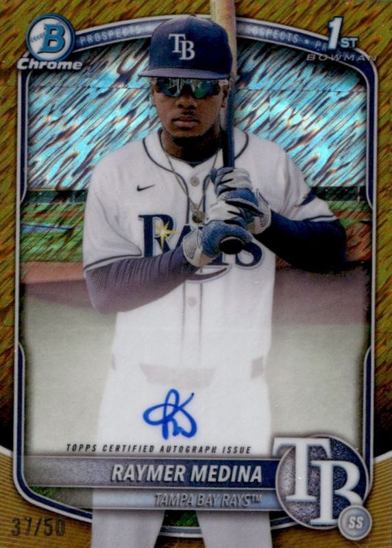 2025 Bowman Chrome #CPA-RM Prospect Auto - Gold Shimmer Refractor /50 (1st)
