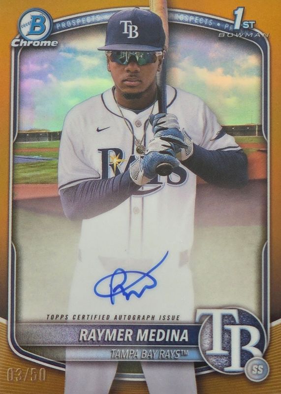 2025 Bowman Chrome #CPA-RM Prospect Auto - Gold Refractor /50 (1st)