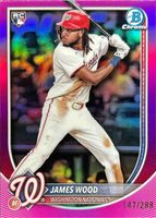 James Wood 2025 Bowman Chrome #29 Fuchsia Refractor /299 Price