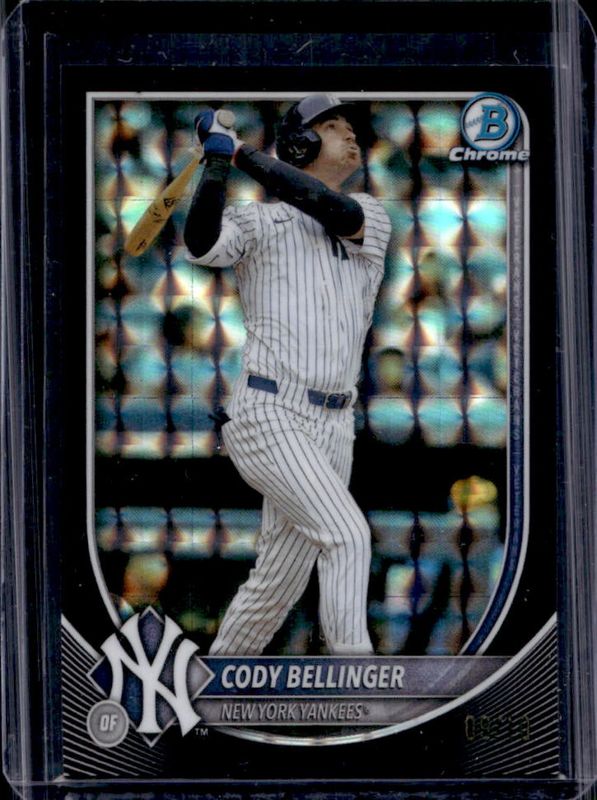 Cody Bellinger 2025 Bowman Chrome #78 Black Geometric Refractor