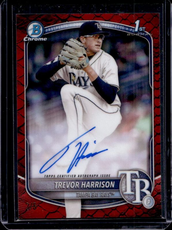 2025 Bowman Chrome #CPA-THA Prospect Auto - Reptilian Red Refractor /5 (1st)