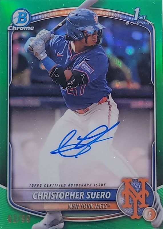 2025 Bowman Chrome #CPA-CSU Prospect Auto - Green Refractor /99 (1st)