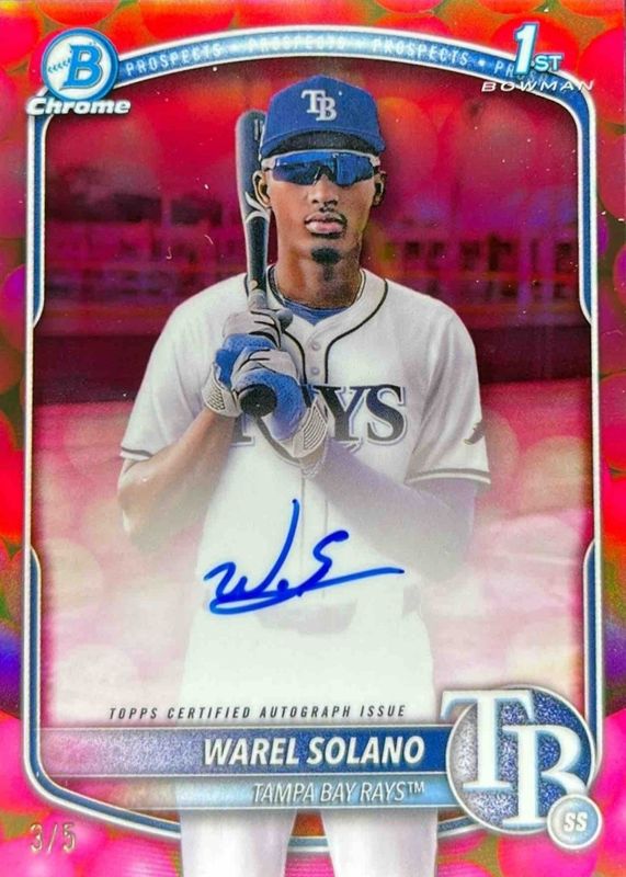 2025 Bowman Chrome #CPA-WS Prospect Auto - Gum Ball Refractor /5 (1st)
