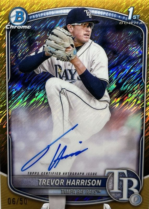 2025 Bowman Chrome #CPA-THA Prospect Auto - Gold Shimmer Refractor /50 (1st)