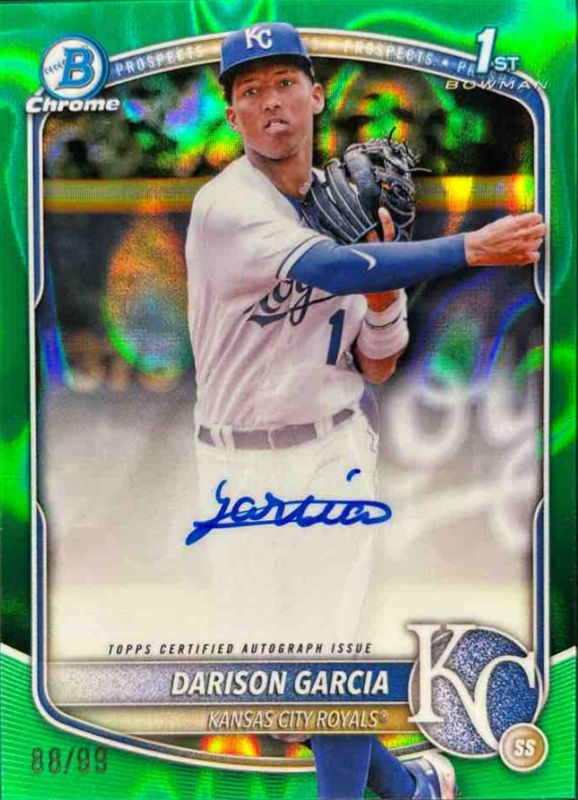 2025 Bowman Chrome #CPA-DG Prospect Auto - Green Lava Refractor /99 (1st)