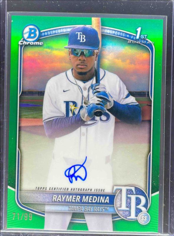 2025 Bowman Chrome #CPA-RM Prospect Auto - Green Refractor /99 (1st)