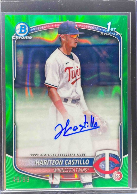 2025 Bowman Chrome #CPA-HC Prospect Auto - Green Lava Refractor /99 (1st)