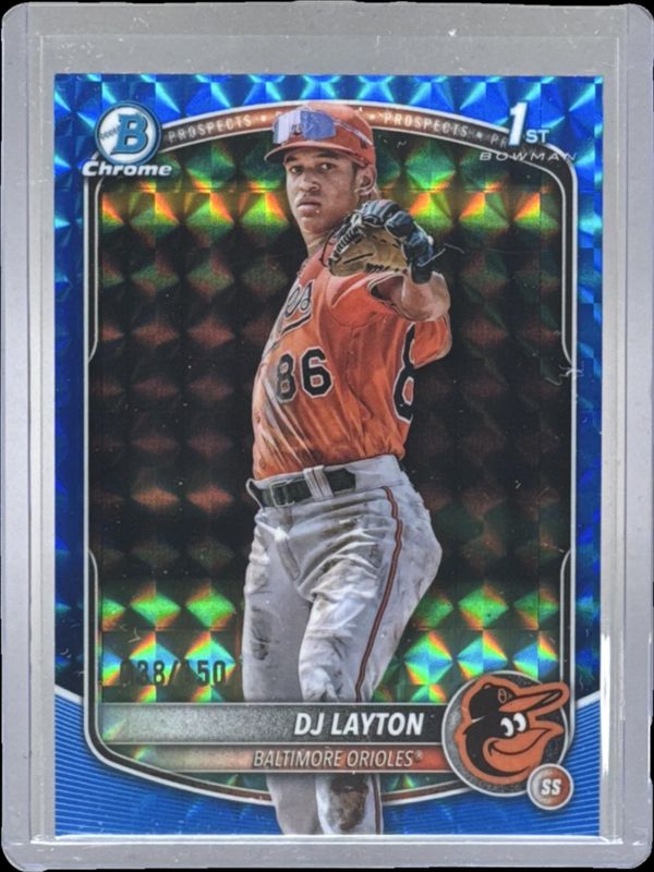 2025 Bowman Chrome #BCP-252 Prospects - Purple Pulsar Refractor /250