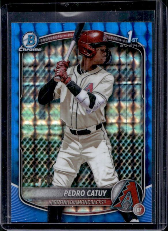 2025 Bowman Chrome #BCP-210 Prospects - Purple Pulsar Refractor /250