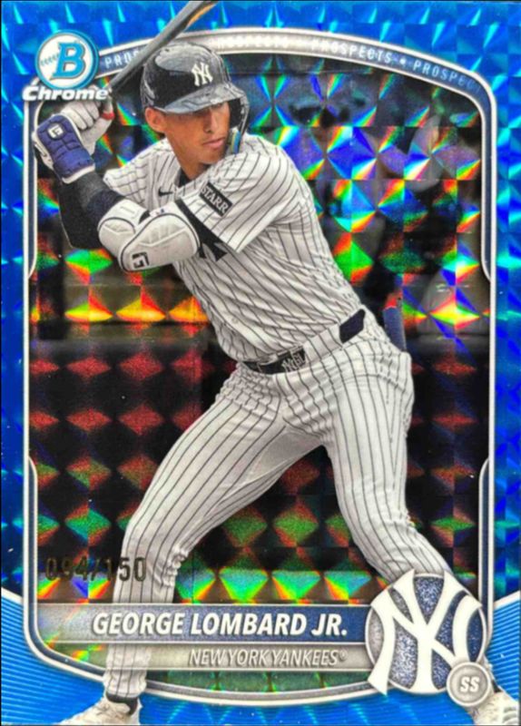 2025 Bowman Chrome #BCP-164 Prospects - Purple Pulsar Refractor /250