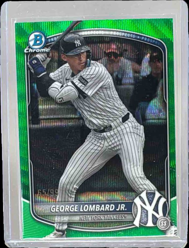 2025 Bowman Chrome #BCP-164 Prospects - Green Refractor /99